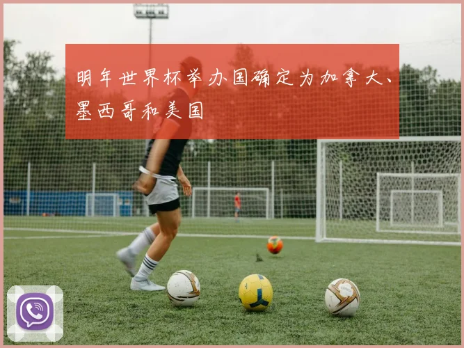 明年世界杯举办国确定为加拿大、墨西哥和美国