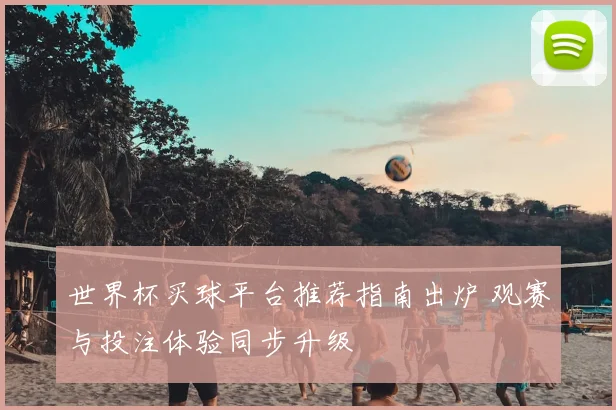 世界杯买球平台推荐指南出炉 观赛与投注体验同步升级